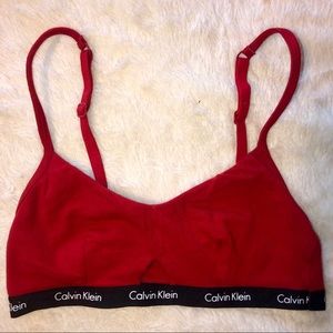 Calvin Klein Cut Out Sports Bra